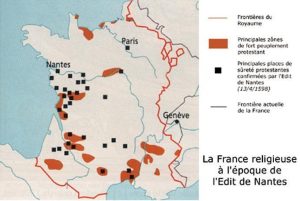 La France religieuse à l'époque de l'édit de Nantes