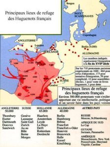 Principaux lieux de refuge