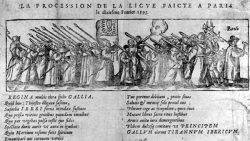 Die Liga: Prozession in Paris am 10. Februar 1593