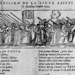 The league: march in Paris on February, 10, 1593