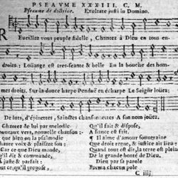Psaume XXXIII mis en vers par Clément Marot
