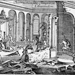 Destruction du Temple de Charenton (94)