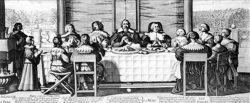 Abraham Bosse (1602-1676), La bénédiction de la table