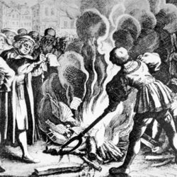 Luther verbrennt die päpstliche Bulle (10. Dezember 1520)