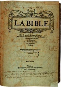 Bible d'Olivétan