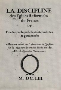 La discipline des églises réformées (1653)