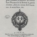 Défense de chanter les psaumes 1681