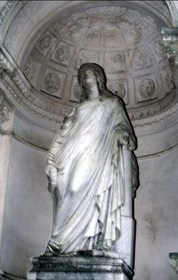 Cimetière protestant de Nîmes (Gard), sculpture de Pradier