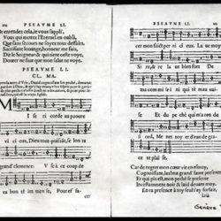 Psaume 51 du recueil officiel de Genève de 1562