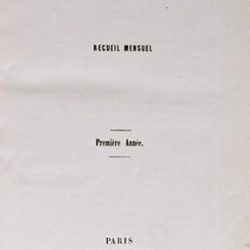 Revue Chrétienne, Direction de John Vienot, Faculté libre de théologie de Paris, 1854-1926.