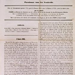 L’Esperance, journal issu du Réveil, créé en 1838.