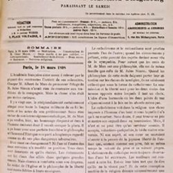 Le Témoignage, Journal de l’Eglise luthérienne d’Alsace-Lorraine, créé en 1865