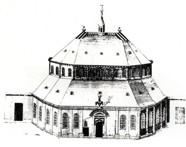Temple de Bourg-l'Abbé à Caen (Calvados)