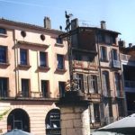 Emplacement du Temple Neuf, place du Coq à Montauban (82)