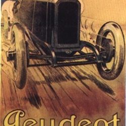 Automobile Peugeot (affiche)