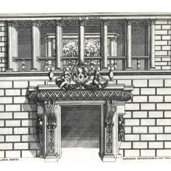 J. I Androuët du Cerceau, élément décoratif du château de Madrid à Neuilly
