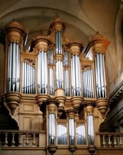 Paris, église luthérienne des Billettes (75) : orgue construit par von Mulheisen