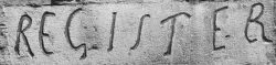 « résister », inscription à la Tour de Constance
