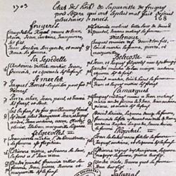 Liste des camisards appelés «absents phanatiques» en 1703