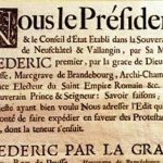 Naturalisation de Sévanier à Neufchâtel (14 septembre 1712)