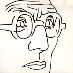 Charles Édouard Jeanneret dit Le Corbusier (1887-1965) autoportrait