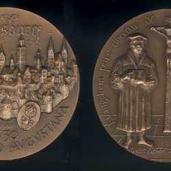 Médaille Confession d’Augsbourg : Luther et Melanchton