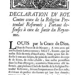 Défense de sortir du royaume (1682)