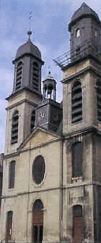 Sedan (08), temple du XVI<sup>e</sup> siècle, devenu église Saint-Charles