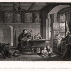 Scène domestique dans la maison de Luther, 1536