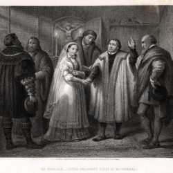 Mariage dans la maison d'Amsdorff (gravure de Nargeot d'après Labouchère)