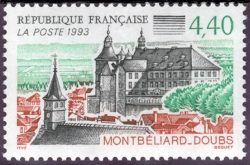 Timbre : la ville de Montbéliard