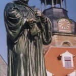 Statue of Martin Luther in Eisleben