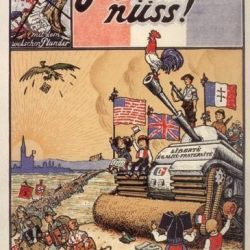 Libération de l’Alsace en 1945, gravure de Hansi
