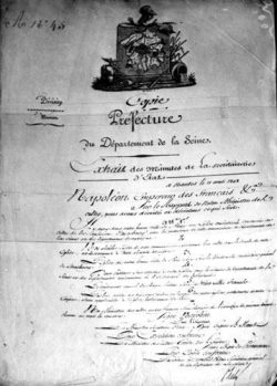 Création d'un église consistoriale luthérienne, décret du 11 août 1808