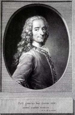 Voltaire (François Marie Arouet, dit, 1694-1778), gravure d'après La Tour