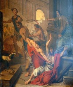 Louis Testelin, Flagellation de saint Paul et de Silas, 1655