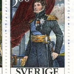 Maréchal Bernadotte, devenu Charles XIV de Suède, timbre