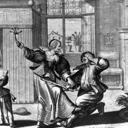 Abraham Bosse, Femme battant son mari