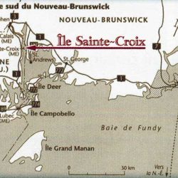 Carte de l’Ile de Sainte Croix