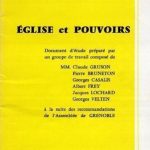 Eglise et Pouvoir : Bulletin 165 du CPED, décembre 1971