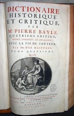 Dictionnaire historique et critique, Pierre Bayle