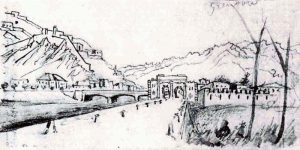 Grenoble, la Bastille et le Faubourg de Grenoble