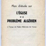 Plan d’étude sur l’Église et le problème algérien