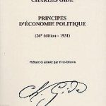 Couverture des Principes d’économie de Charles Gide