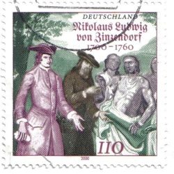 Nikolaus von Zinzendorf (1700-1760), timbre