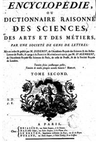 L'Encyclopédie, tome II, page de titre