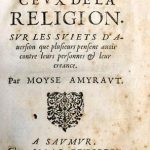 Apologie pour ceux de la religion (1647) par Moyse Amirault (1596-1664)