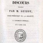 Discours par François Guizot (1787-1874)