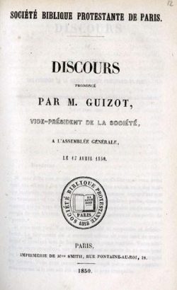 Discours par François Guizot (1787-1874)