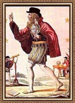 Nostradamus. Figure d’un devin : Nostradamus, colporteur d’almanachs- Image d'Epinal.
